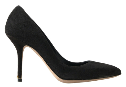 Elegant Suede Leather Stiletto Heels