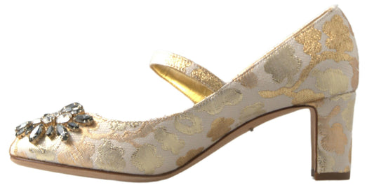 Golden Elegance Crystal-Embellished Sandals