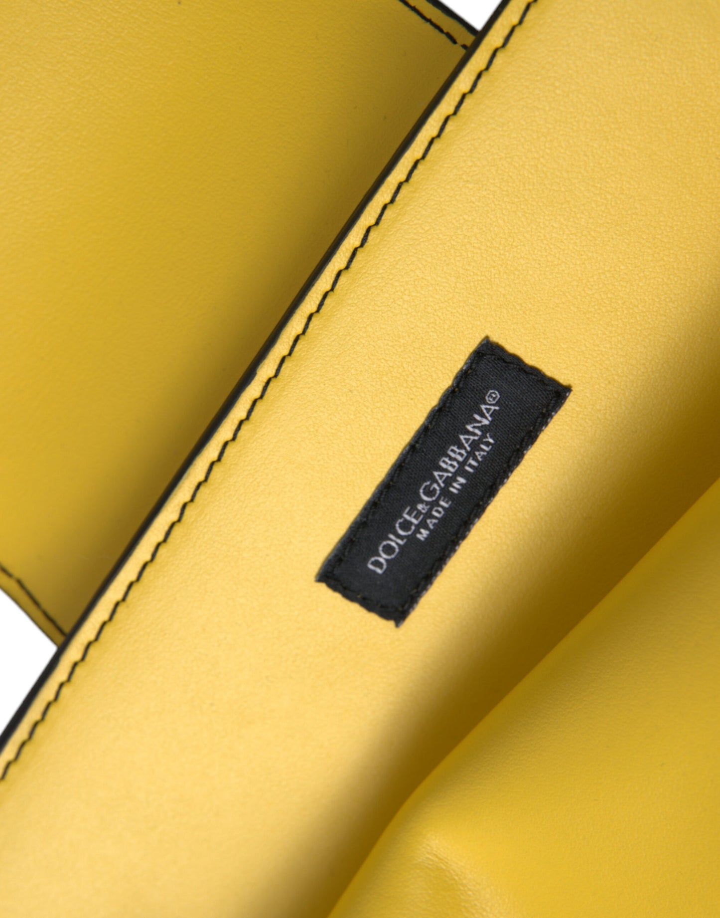Exquisite Yellow Leather Eyewear Case