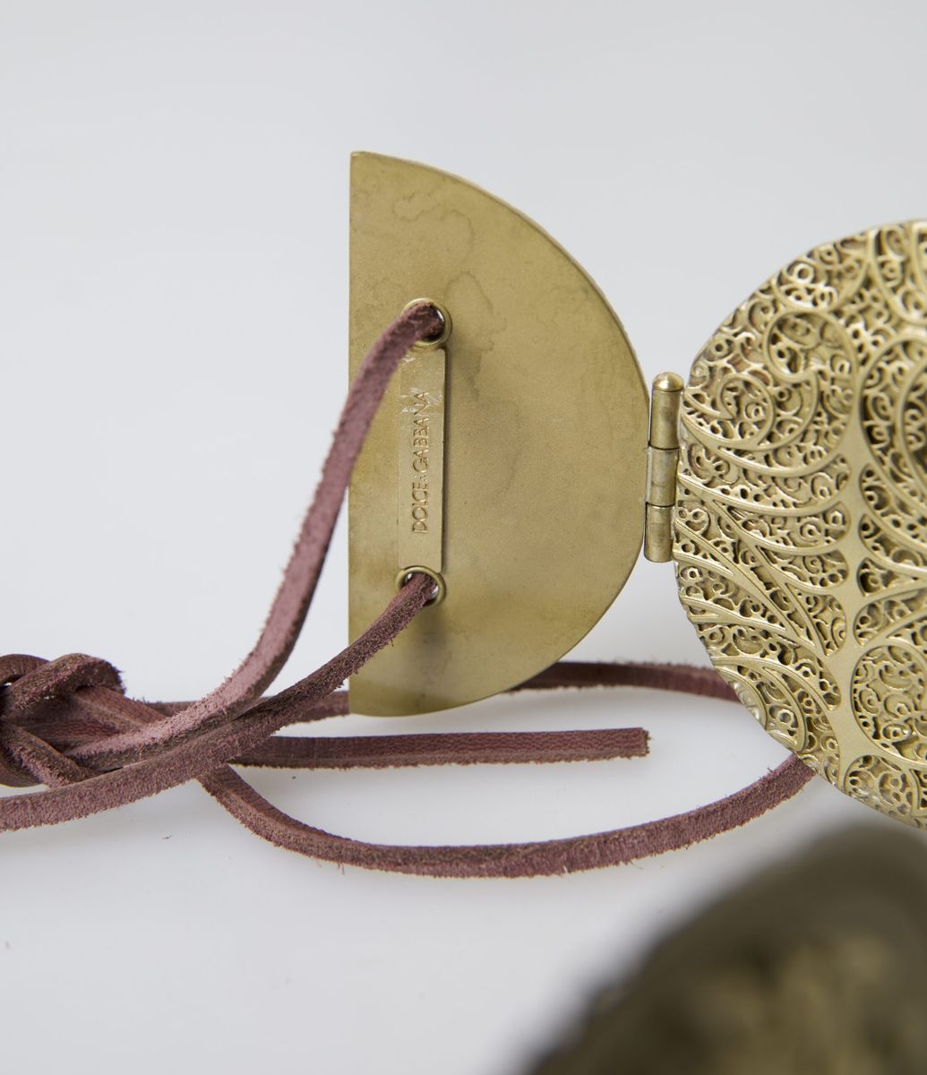 Elegant Gold Brass Corset Waist Belt