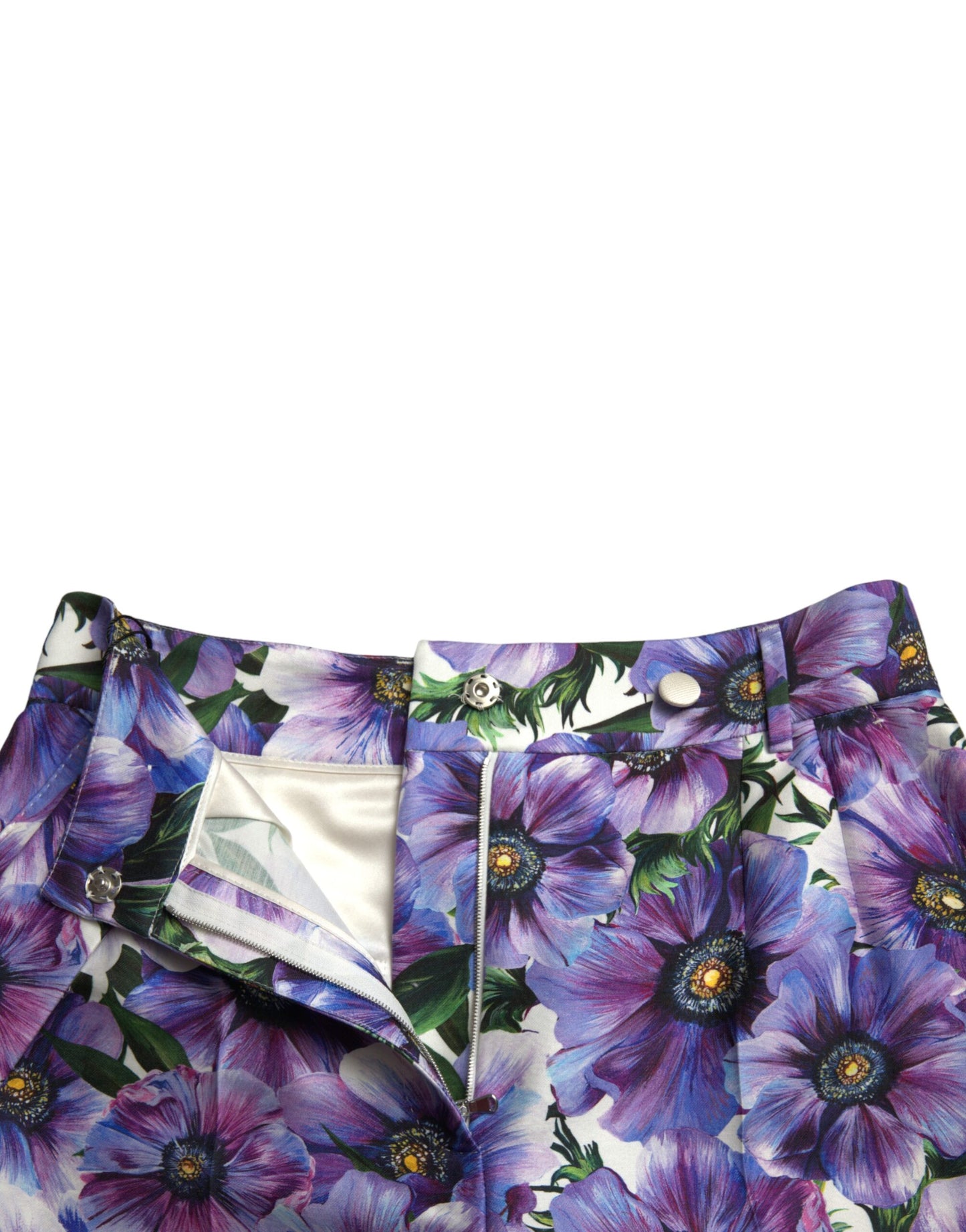 High Waist Floral Charm Shorts