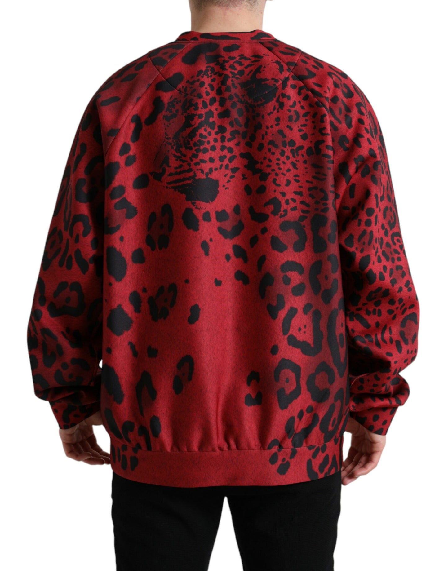 Elegant Leopard Print Pullover Sweater