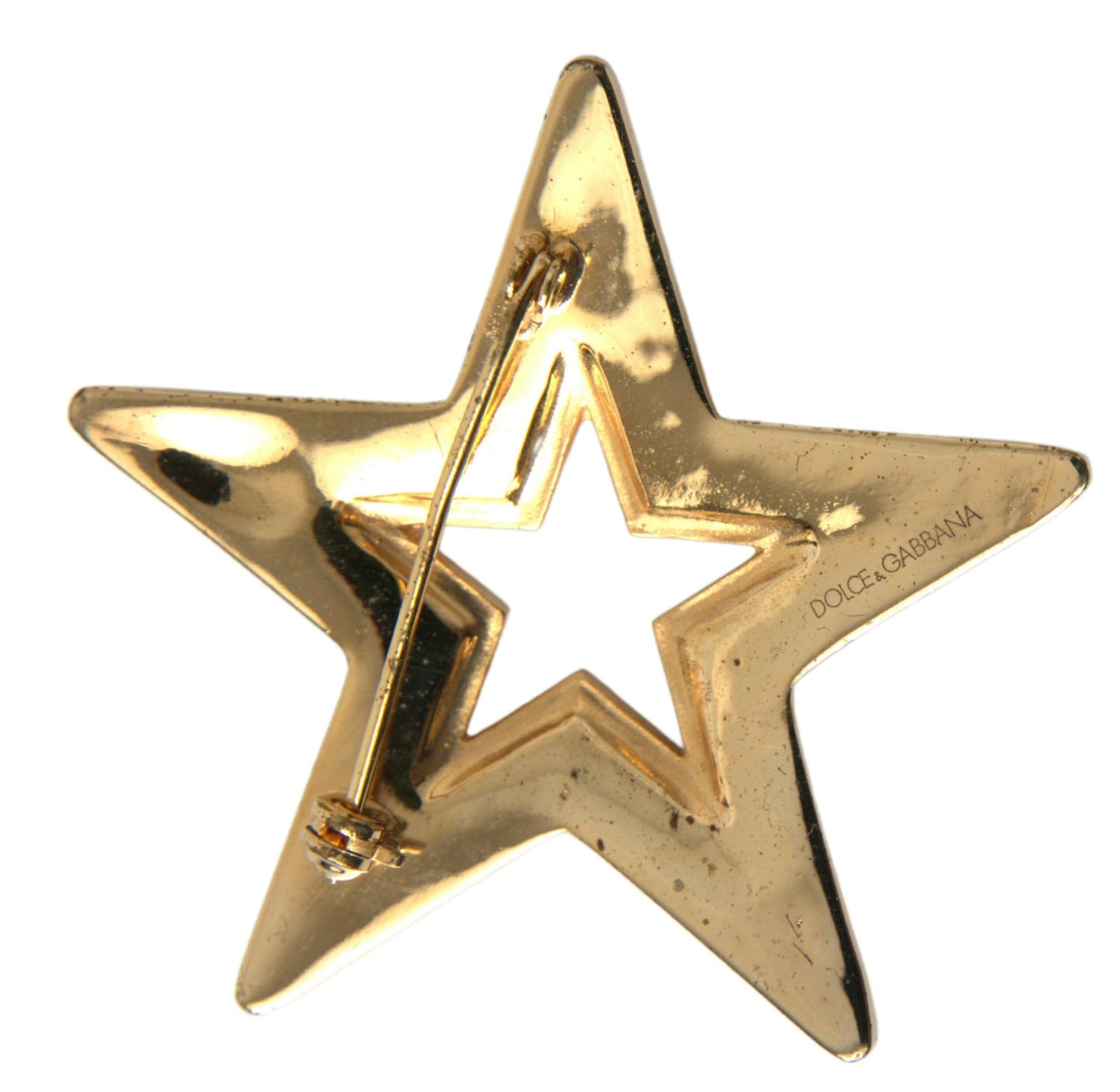 Elegant Gold Plated Star Pin