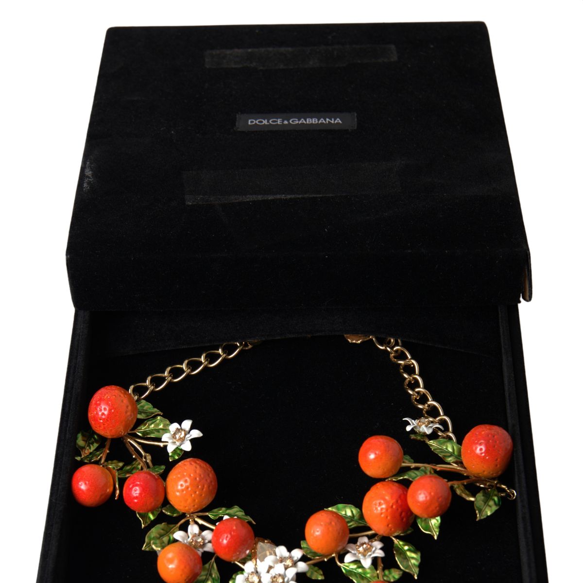 Multicolor Charm Necklace with Lobster Clasp