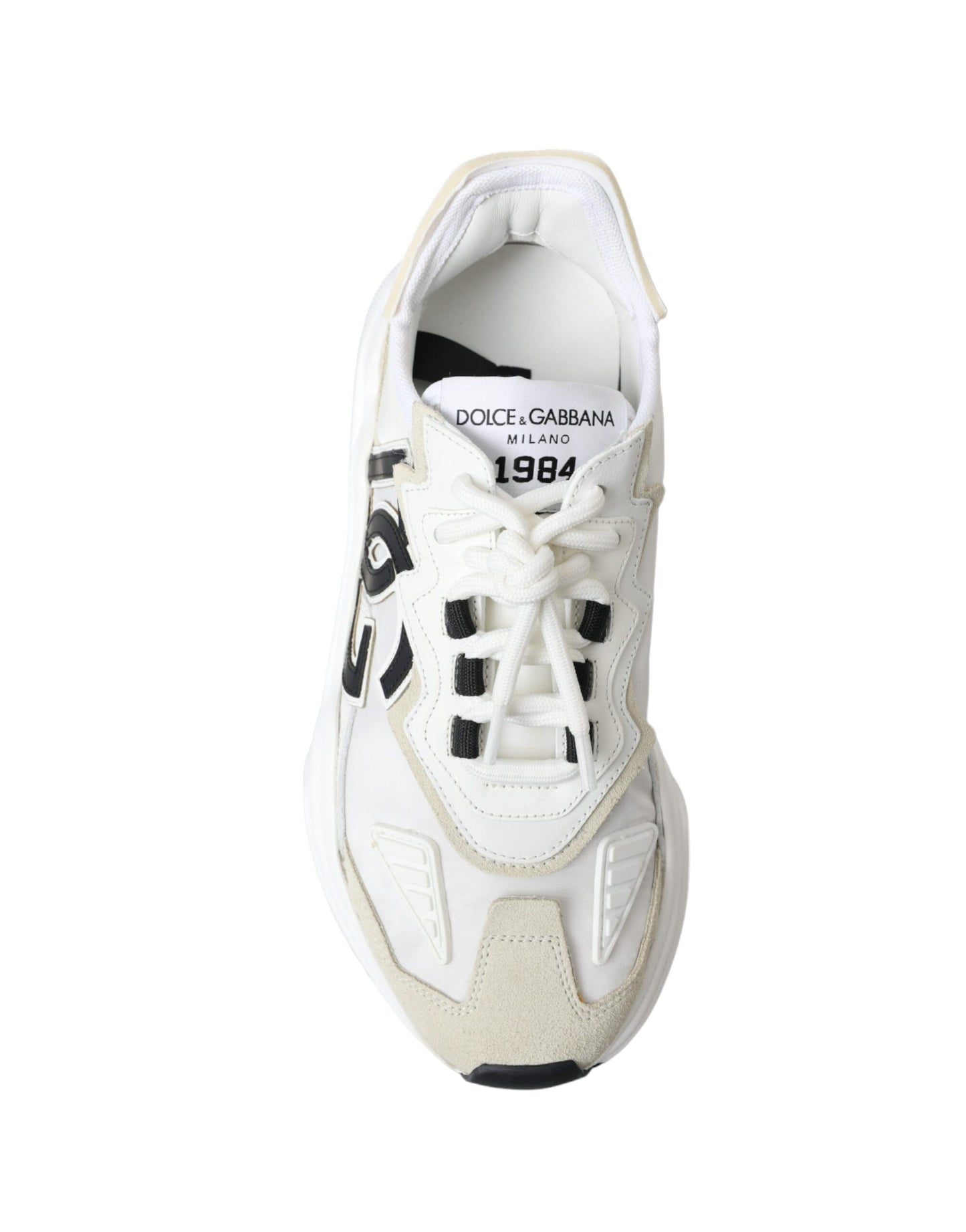 Daymaster Chic White Nylon Sneakers