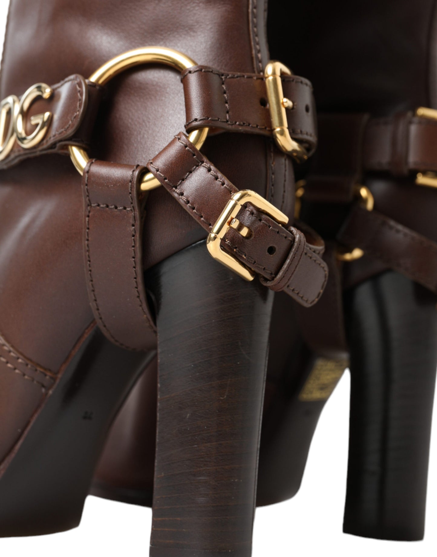 Elegant Leather High Rider Boots
