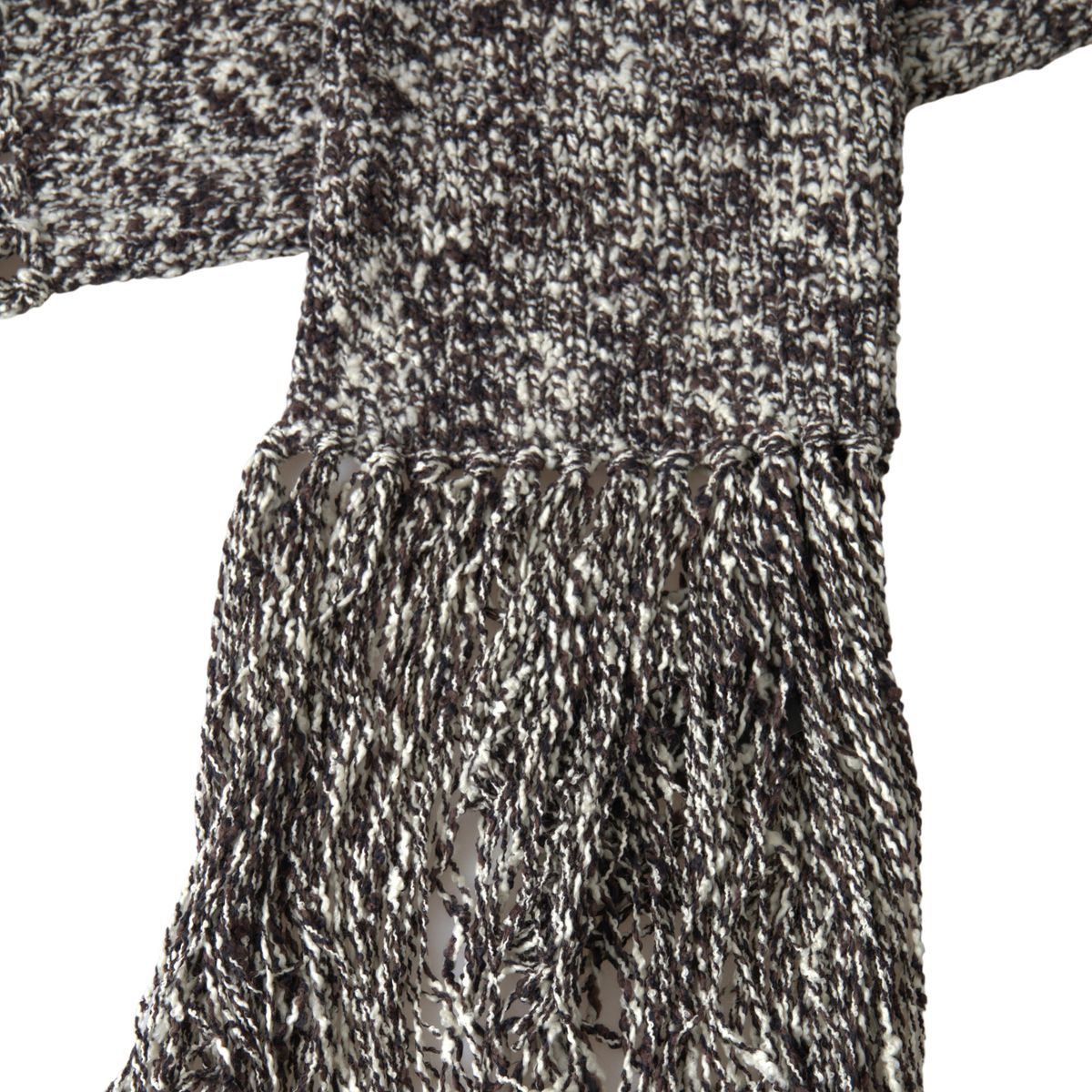 Elegant Virgin Wool Blend Gray Scarf