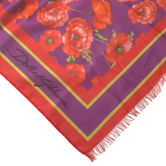 Elegant Red Cotton Scarf for Women