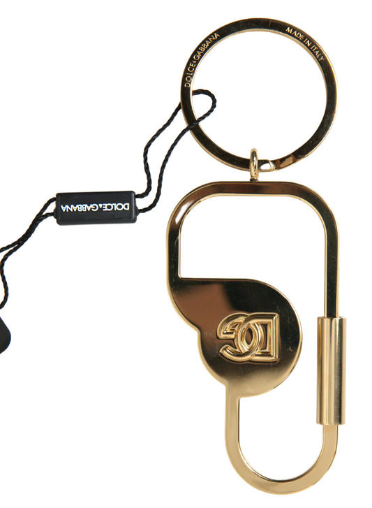 Elegant Gold Metal Keychain Accessory