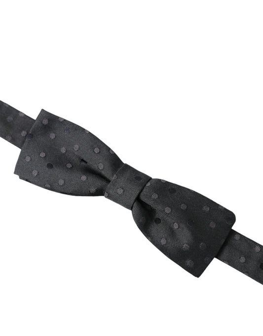 Opulent Silk Polka Dot Bow Tie for Men