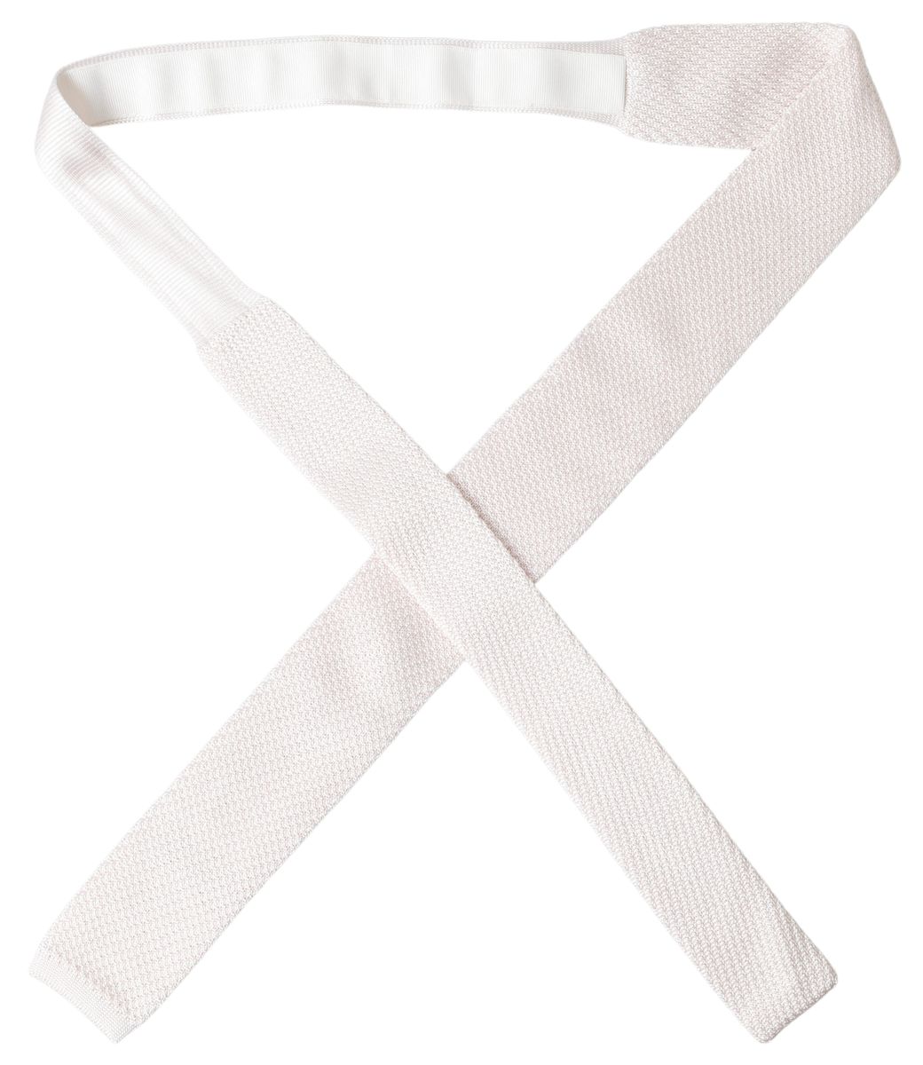 Stunning Silk White Bow Tie