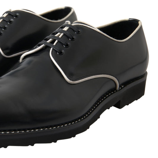 Elegant Black and White Formal Men's Shoes