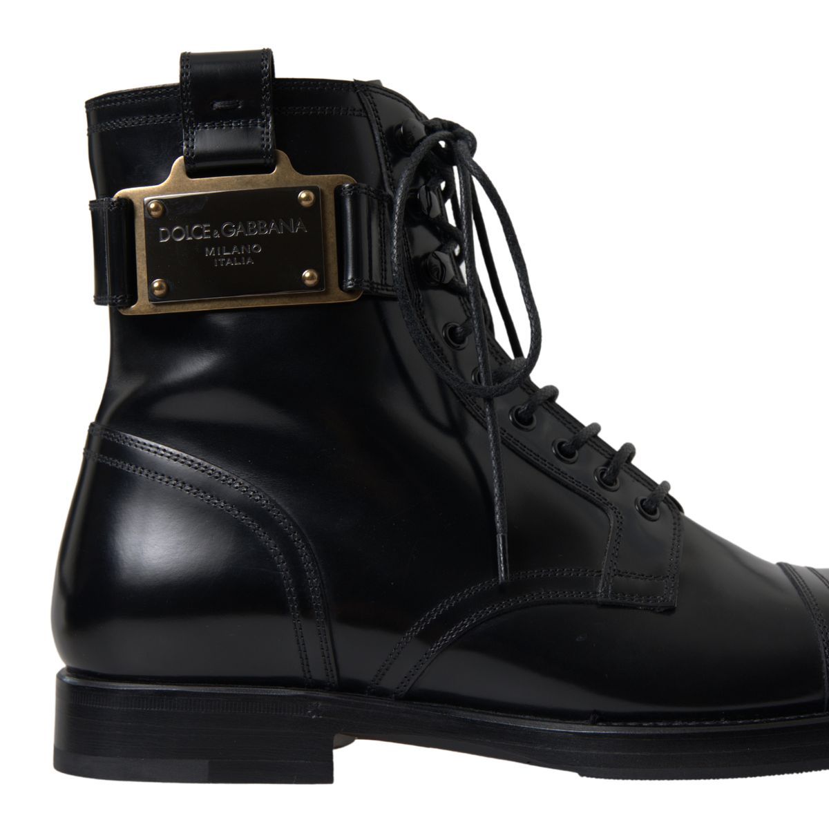 Elegant Black Leather Formal Boots