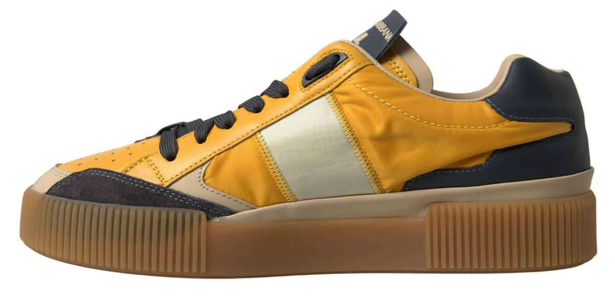 Elegant Yellow Low Top Sneakers