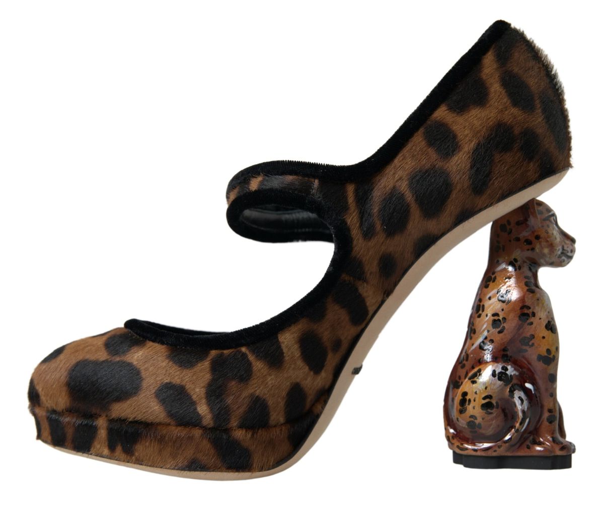 Elegant Leopard Heel Pumps for Chic Sophistication