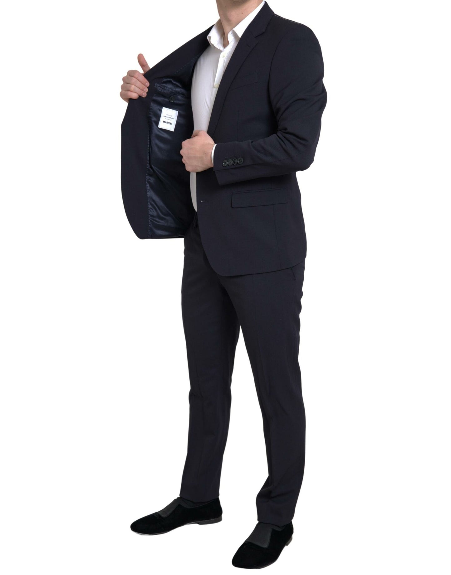 Sleek Dark Blue Martini Slim Fit Suit