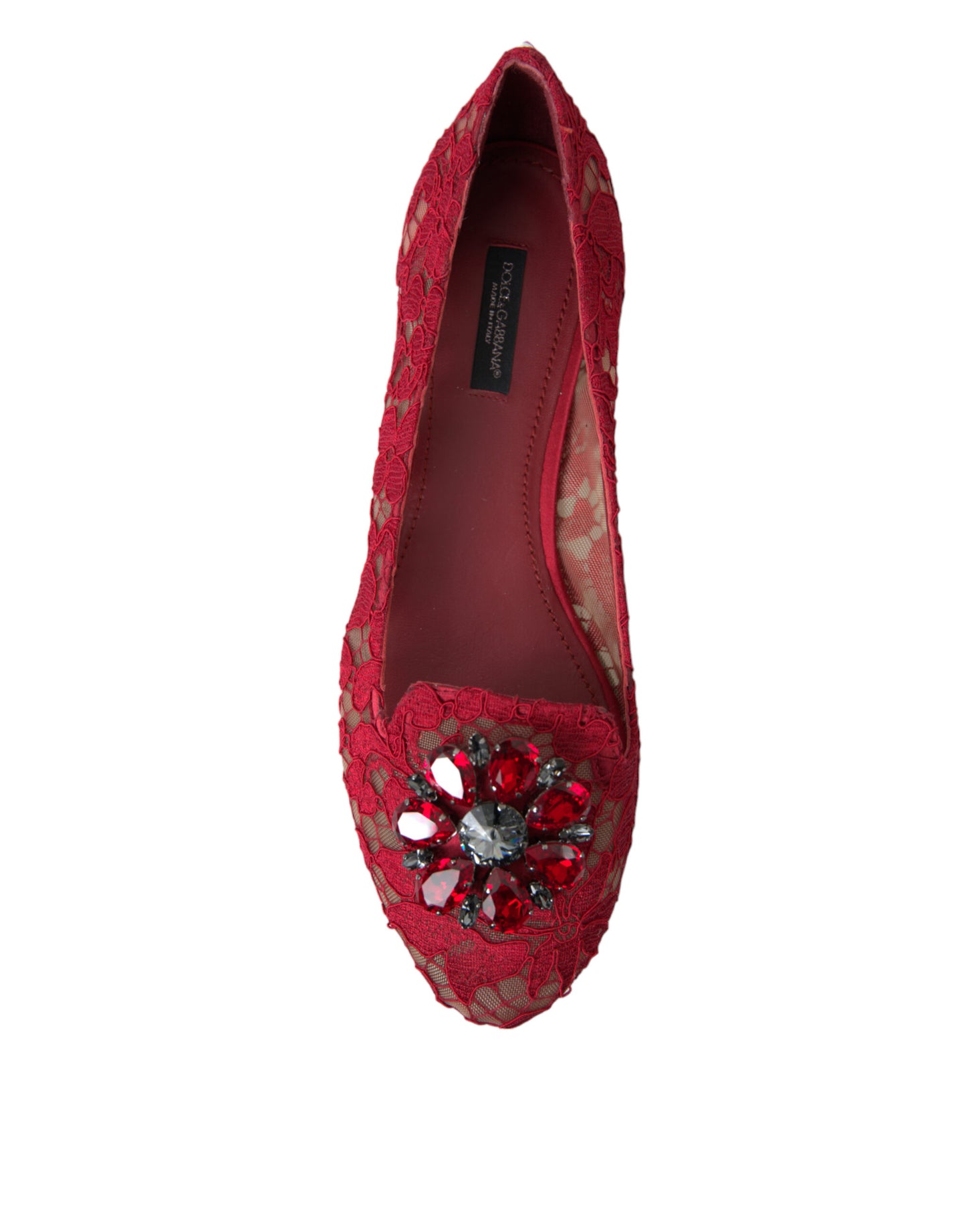 Elegant Floral Lace Vally Flats