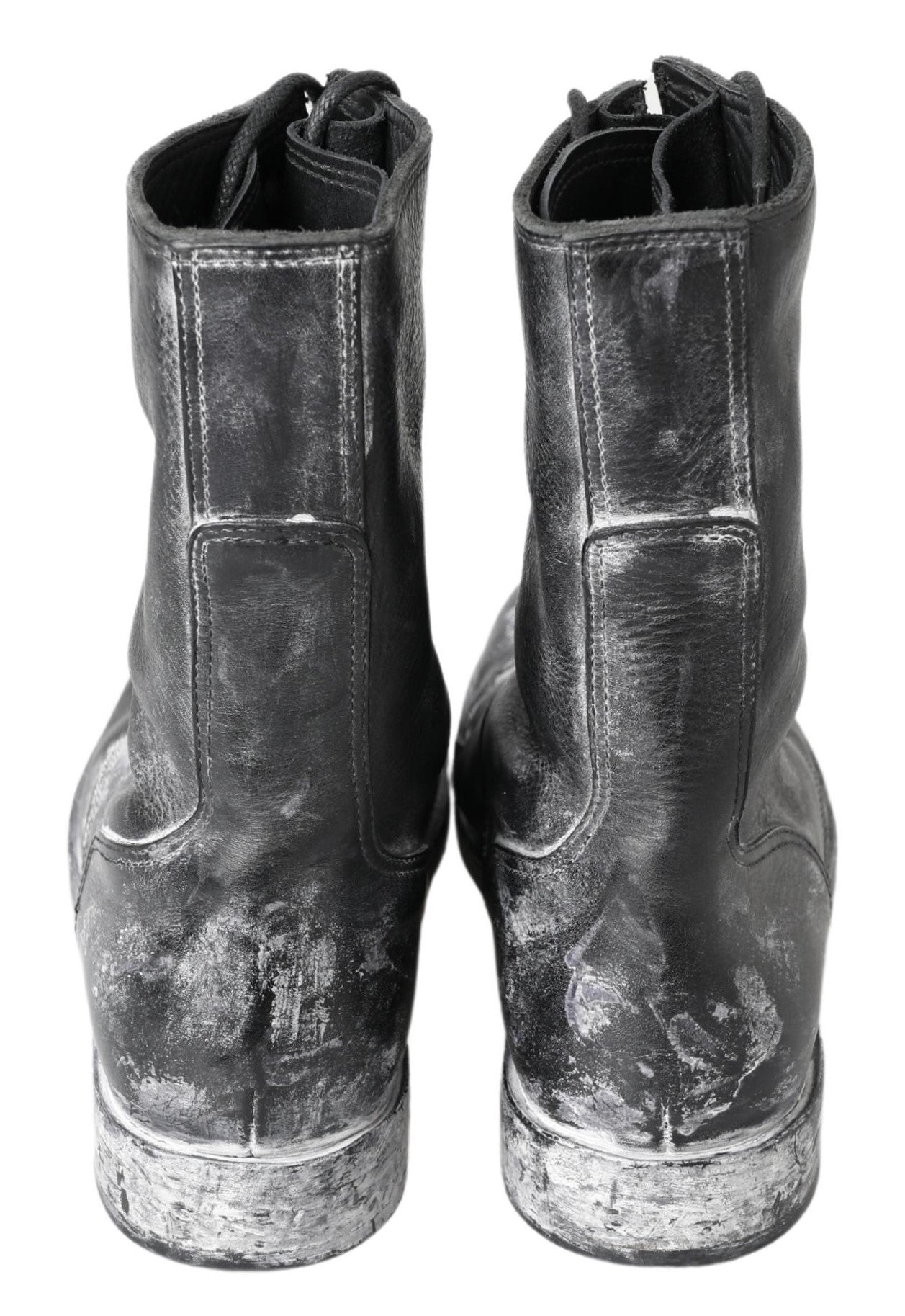 Elegant Combat Leather Boots
