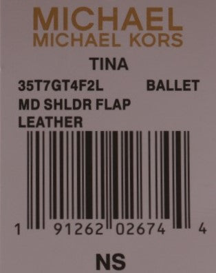 Pink TINA Leather Shoulder Bag