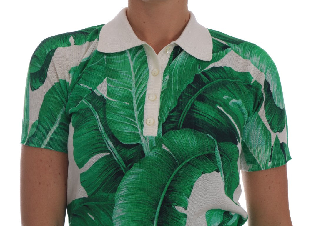 Green Banana Leaf  Polo T-shirt
