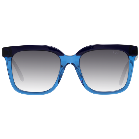 Chic Blue Square Gradient Sunglasses