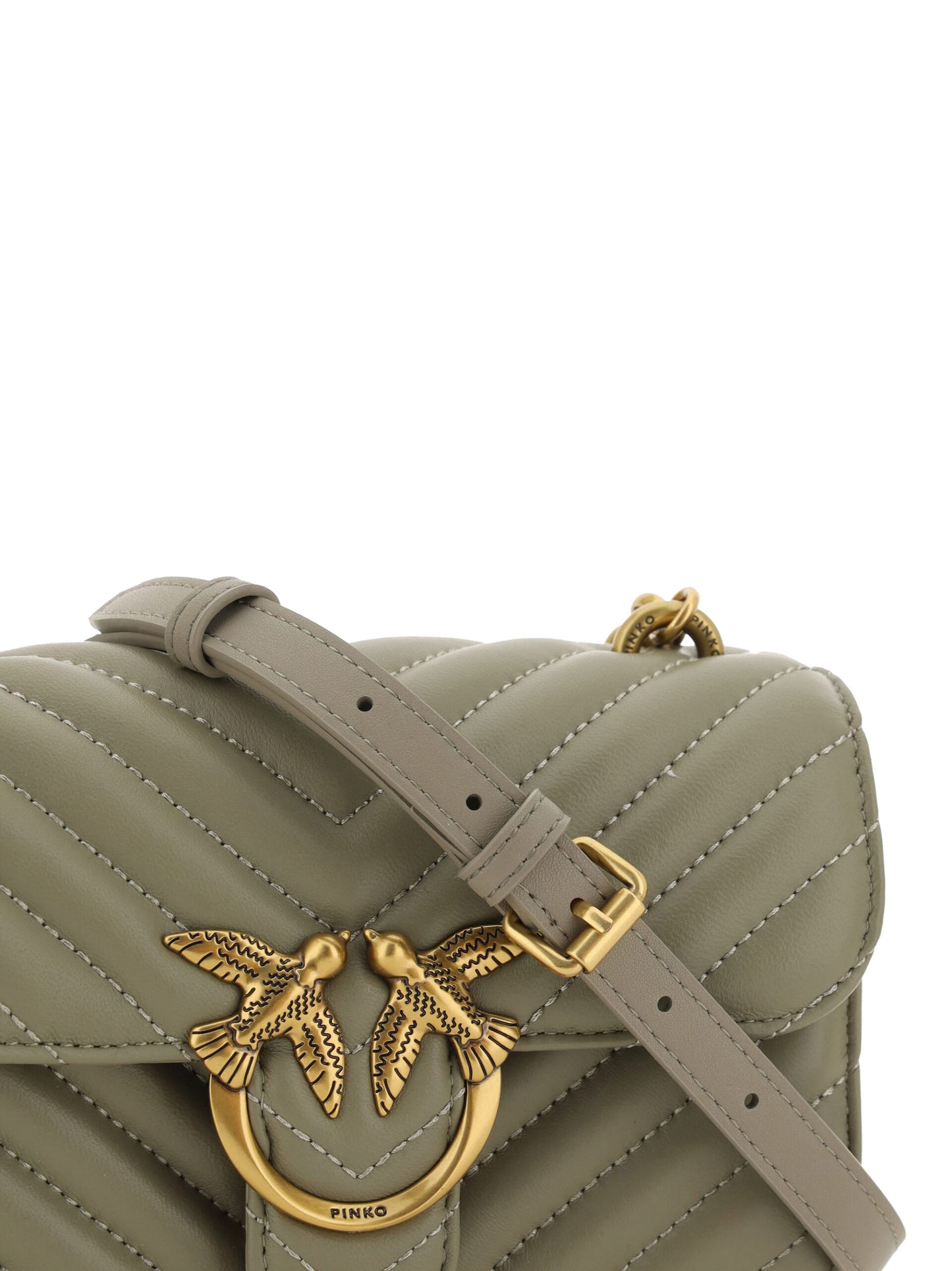 Chic Mini Love Bell Shoulder Bag in Noce Green