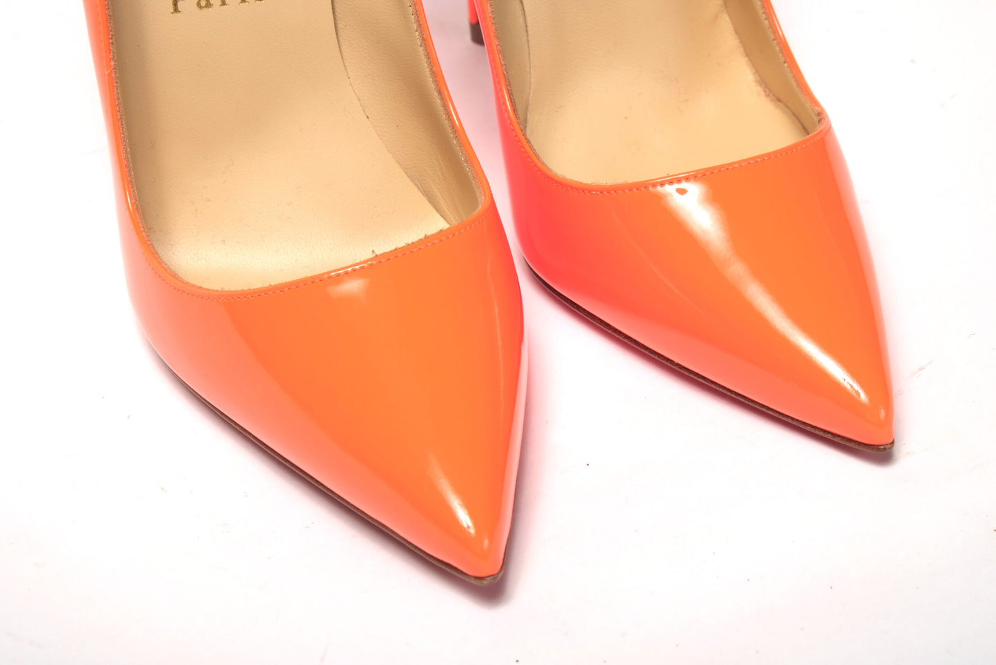Neon Orange So Kate Patent High Heel