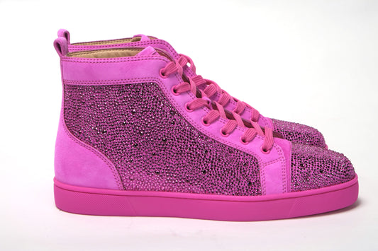 Diva Hot Pink Louis Flat Veau Shoes