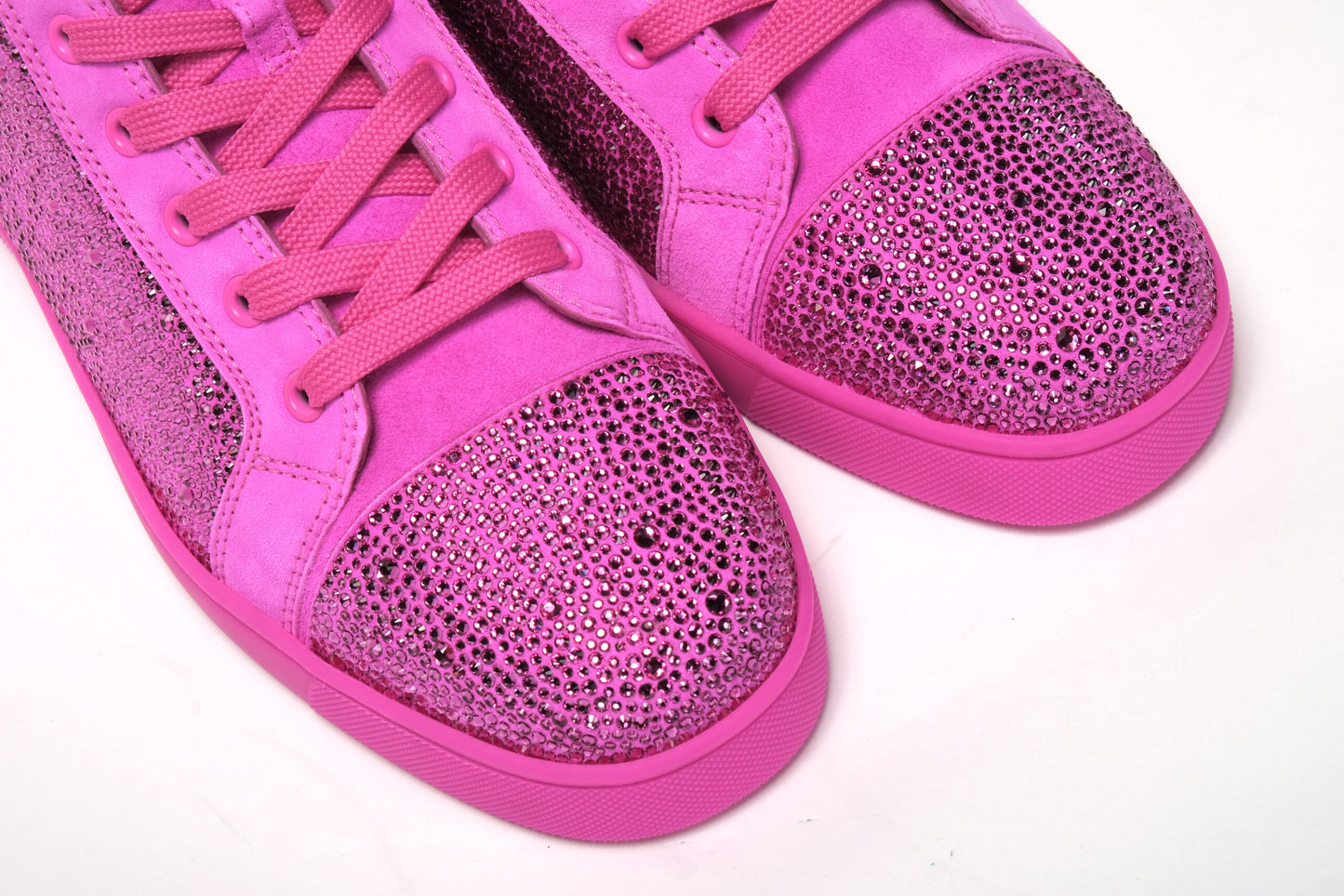Diva Hot Pink Louis Flat Veau Shoes