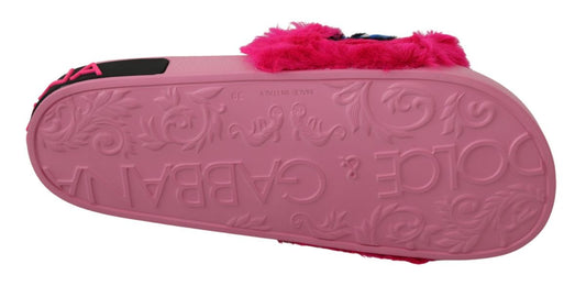 Chic Pink Power Slide Sandals – Perfect Beachwear