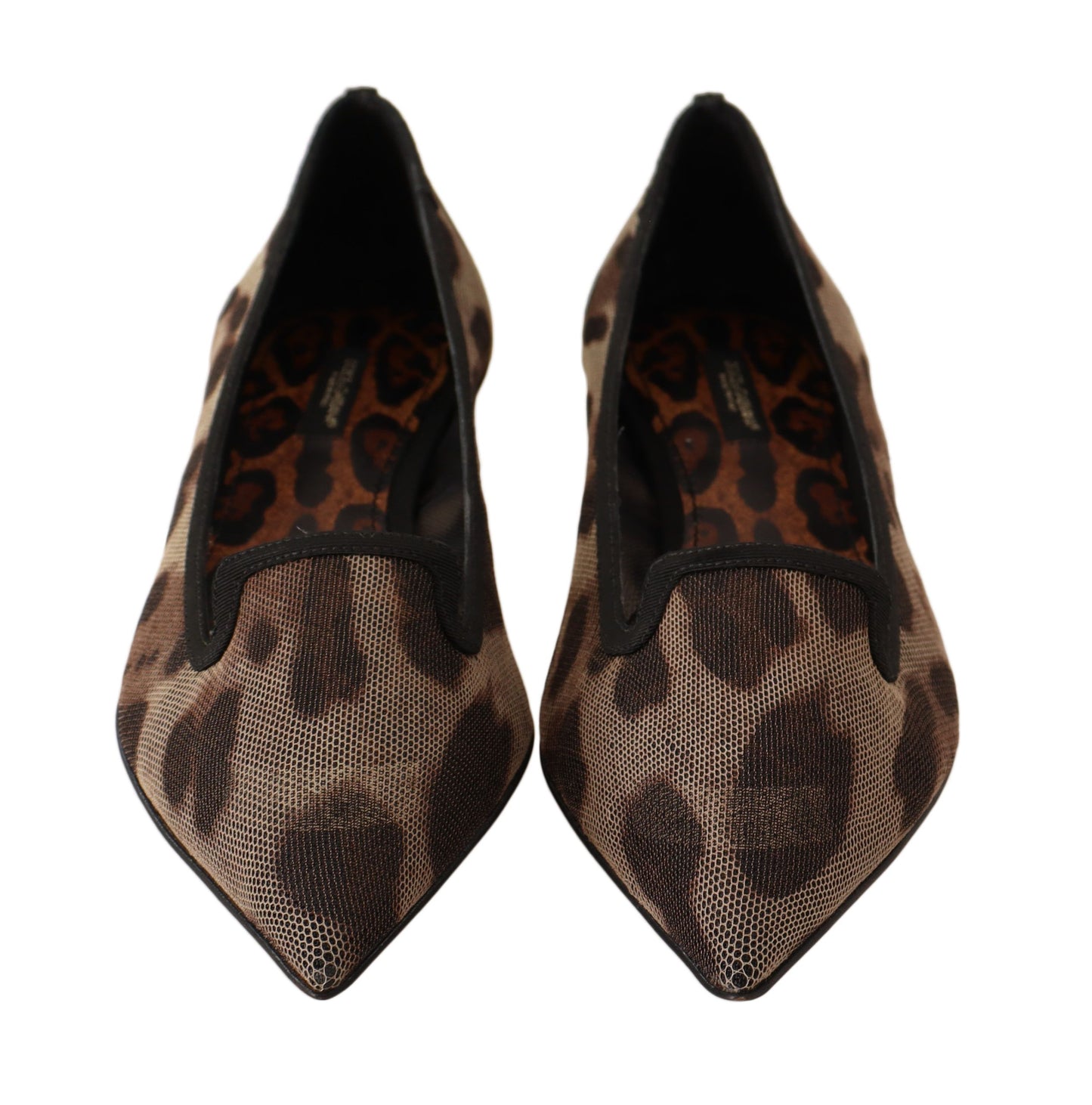 Elegant Leopard Print Flat Loafers