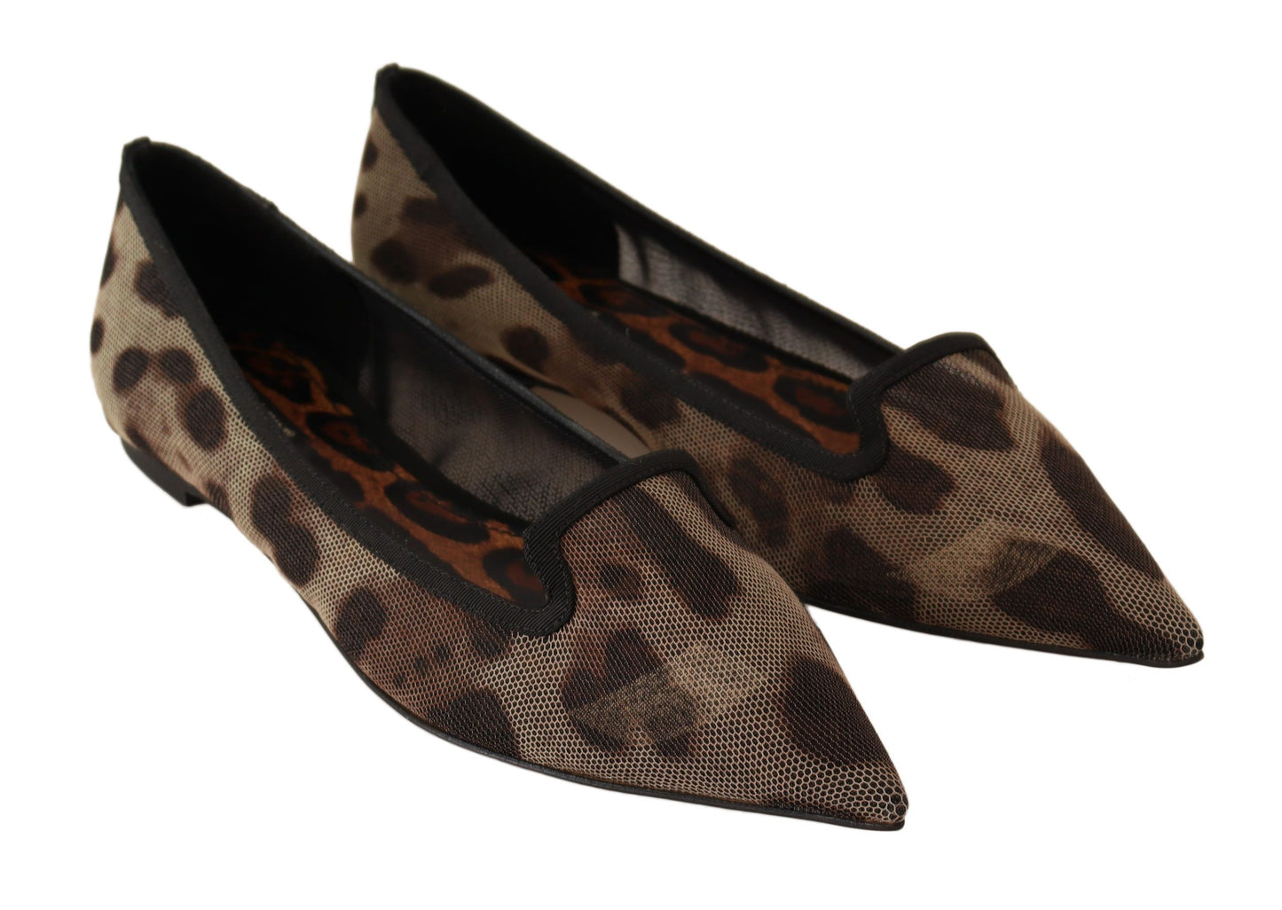 Elegant Leopard Print Flat Loafers