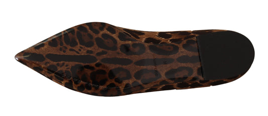 Exquisite Leopard Print Flats