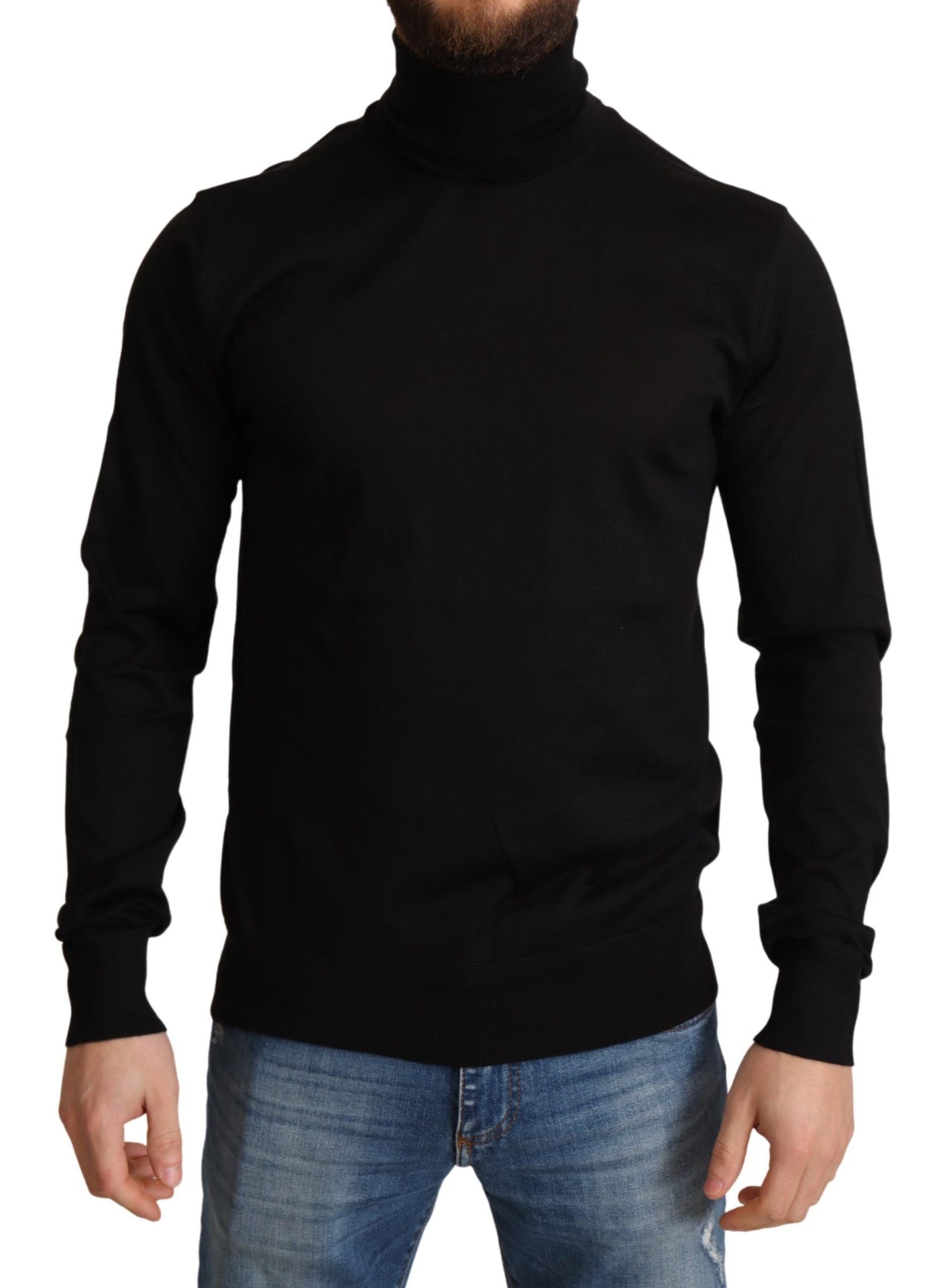 Elegant Cashmere Silk Turtleneck Sweater