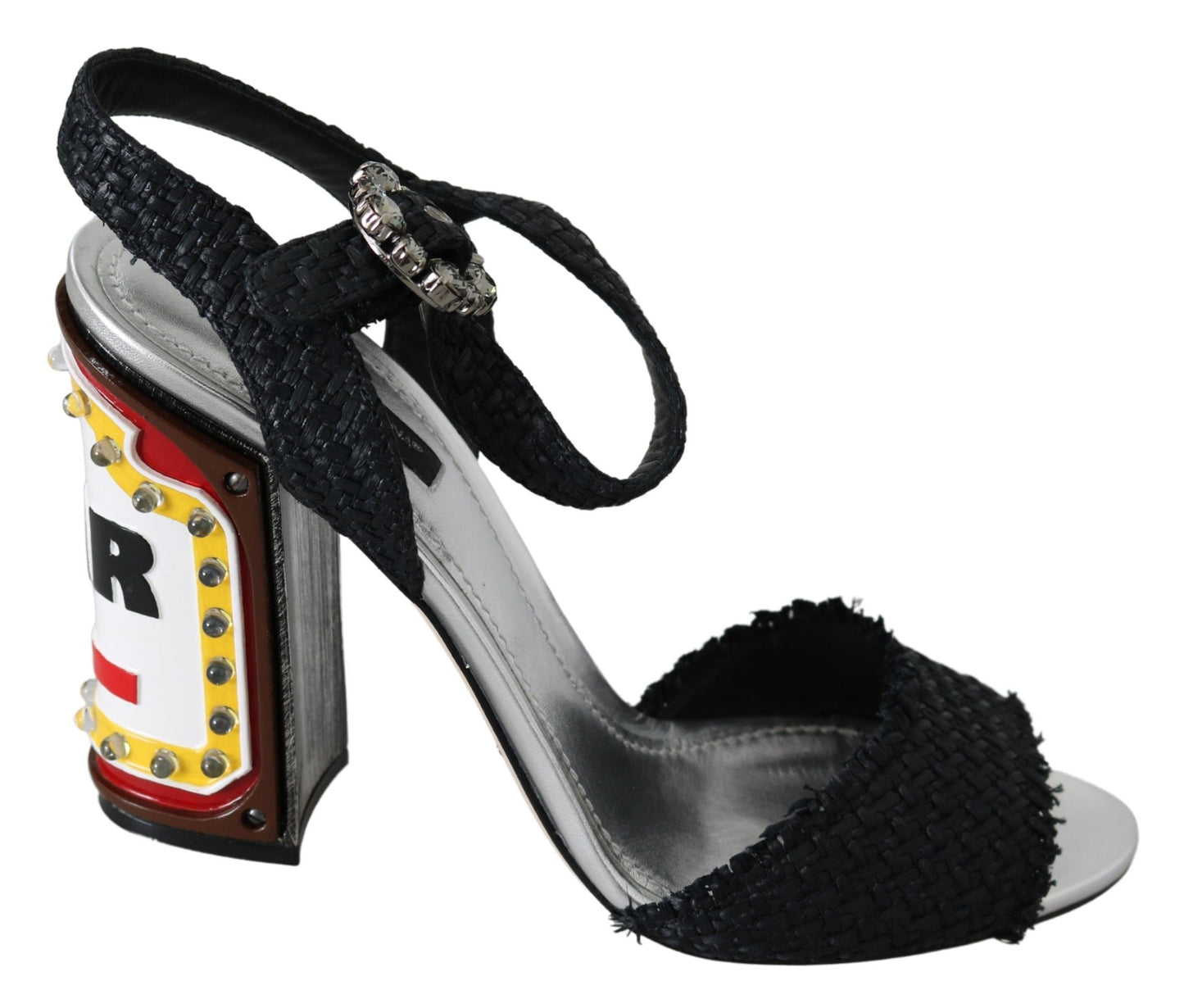 Elegant Ankle Strap Sandals with LED Lights