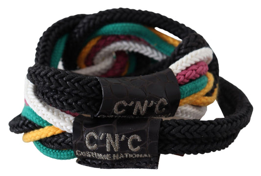 Chic Multicolor Twisted Rope Belt