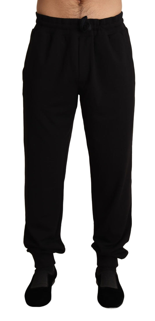 Elegant Black Casual Sweatpants