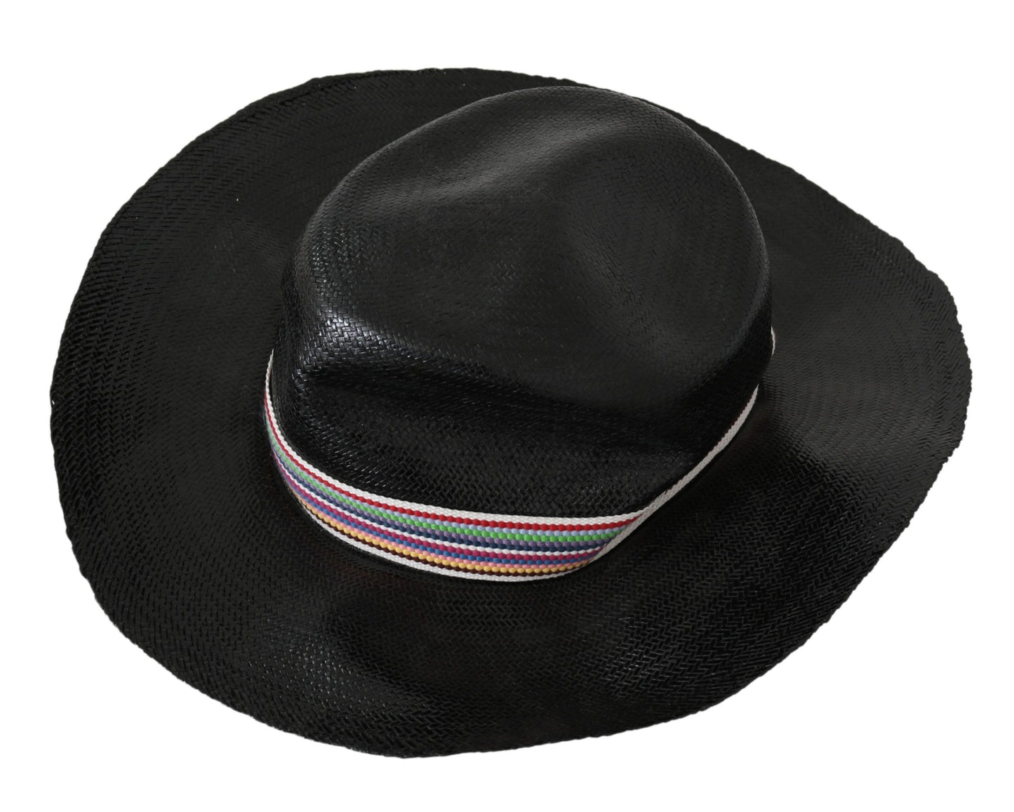 Black Wide Brim Cowboy Solid Hat
