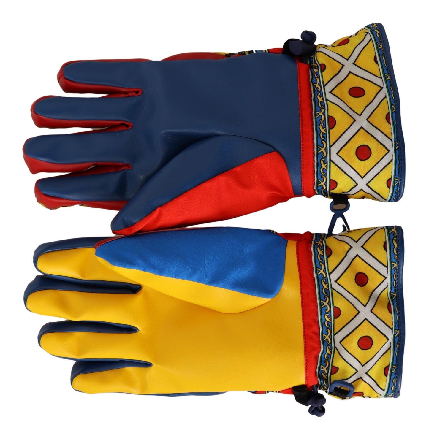 Elegant Men's Carretto Print Gloves