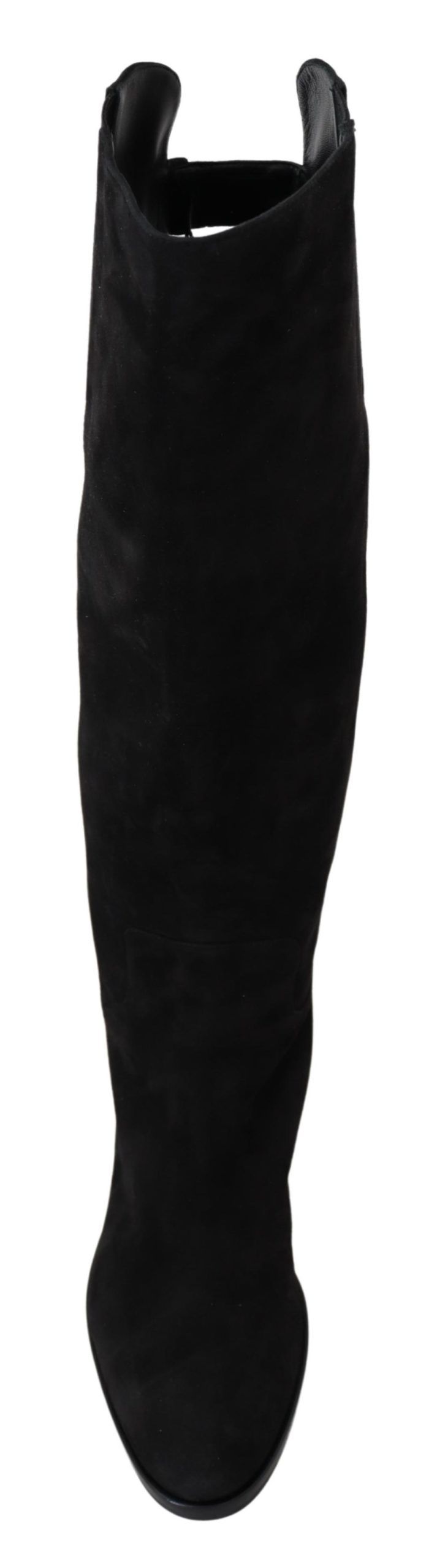 Elegant Knee High Suede Leather Boots