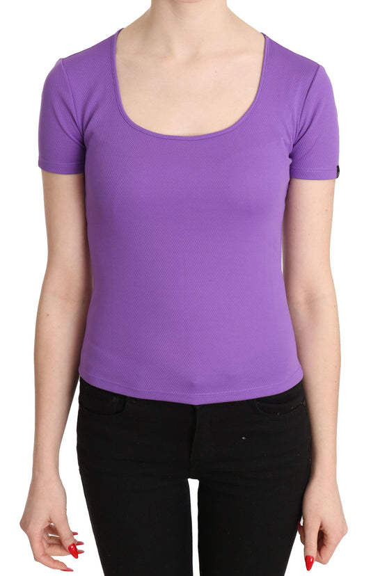 Chic Purple Casual Top for Everyday Elegance