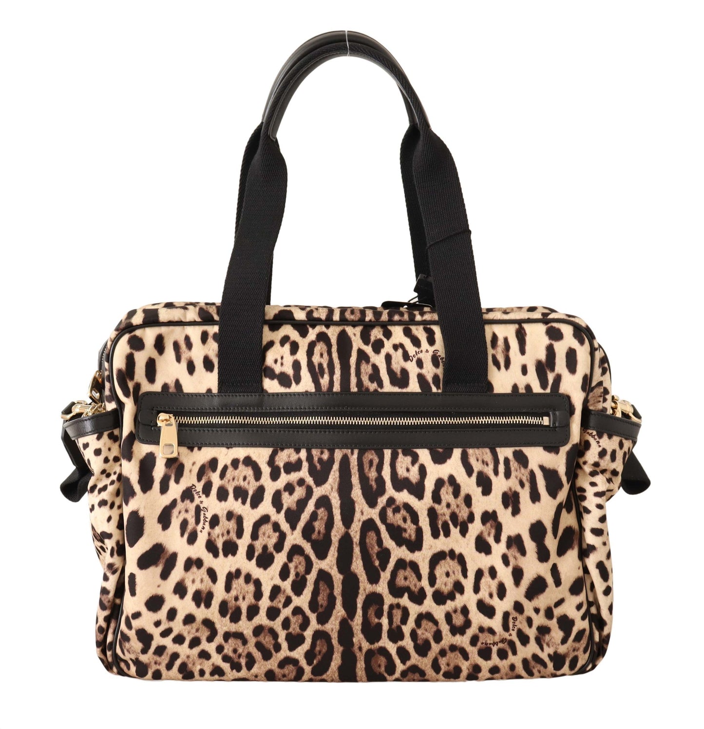 Elegant Leopard Print Baby Changing Bag