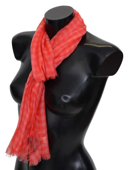 Luxurious Cashmere Checkered Scarf