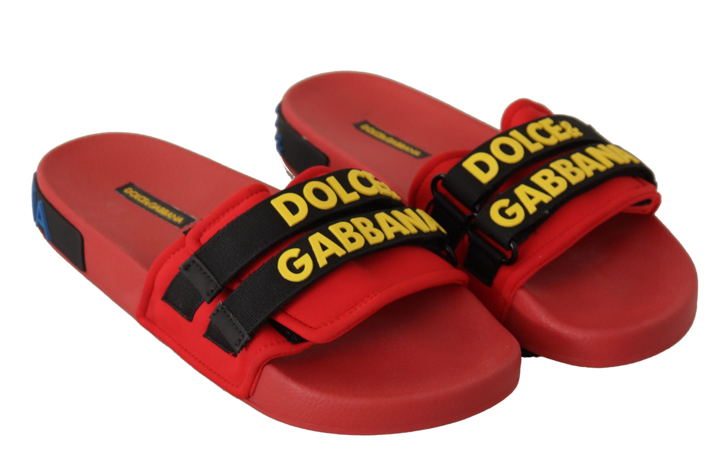Chic Red Slide Sandals