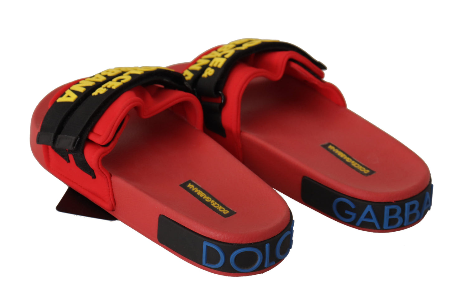 Chic Red Slide Sandals