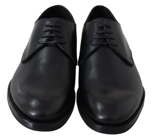 Black Leather SARTORIA Men's Shoes