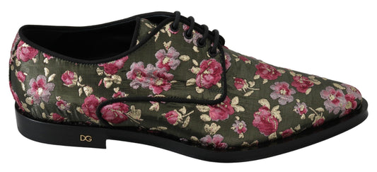 Floral Elegance Jacquard Flat Shoes