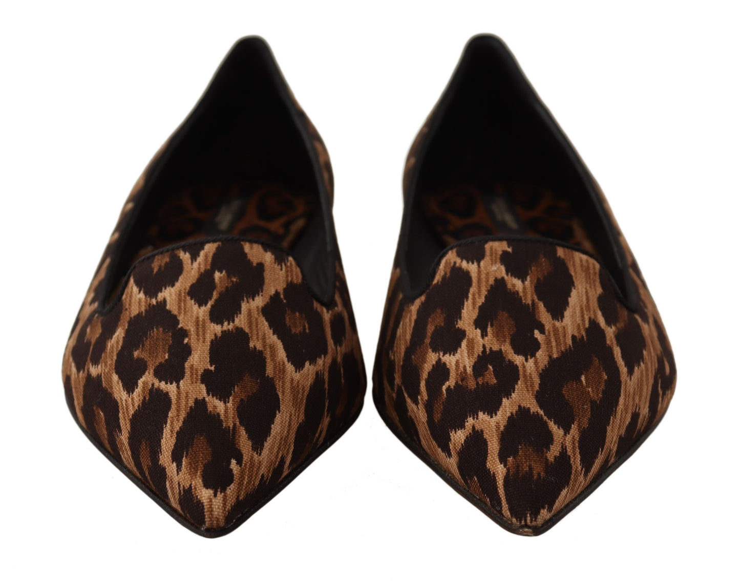 Elegant Leopard Print Loafers Flats
