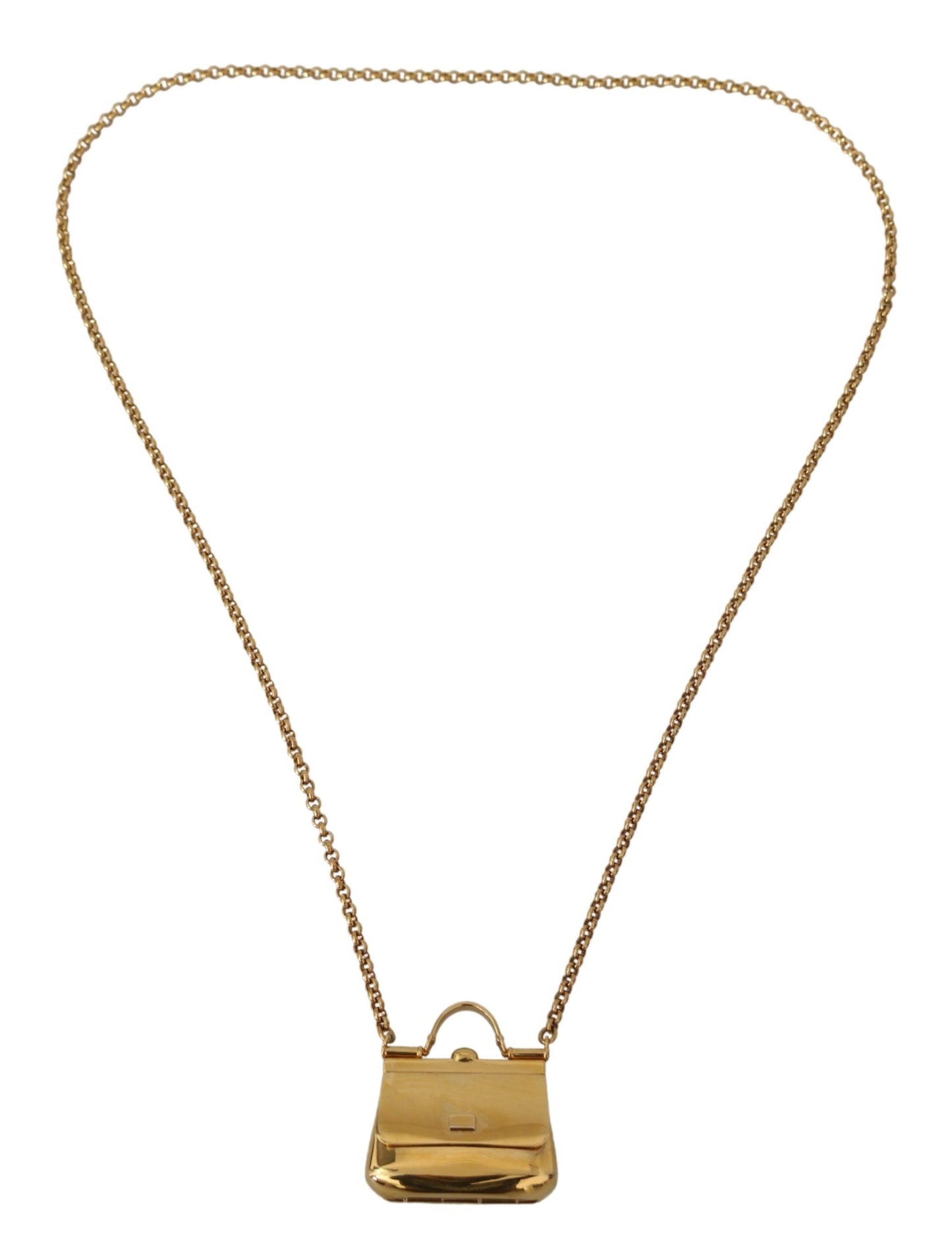 Charm Micro Bag Golden Necklace