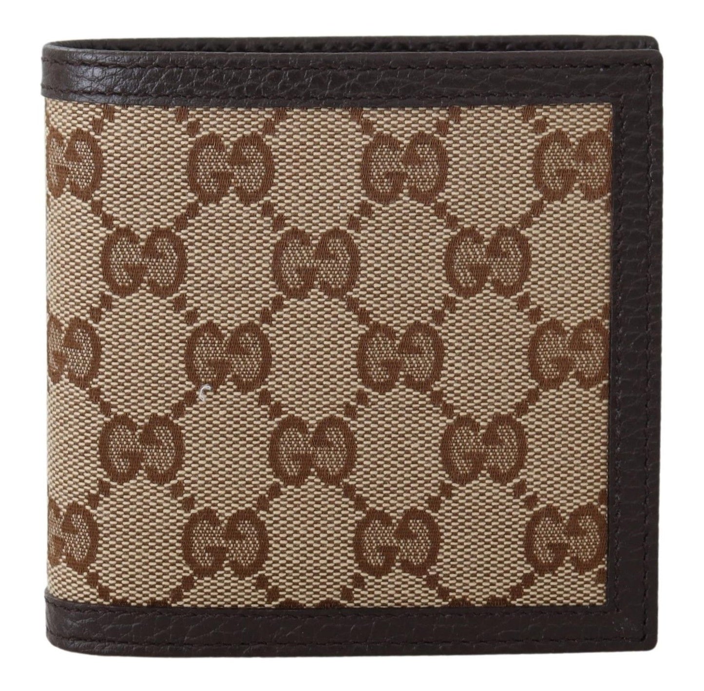 Brown GG Guccissima Pattern Bifold Wallet